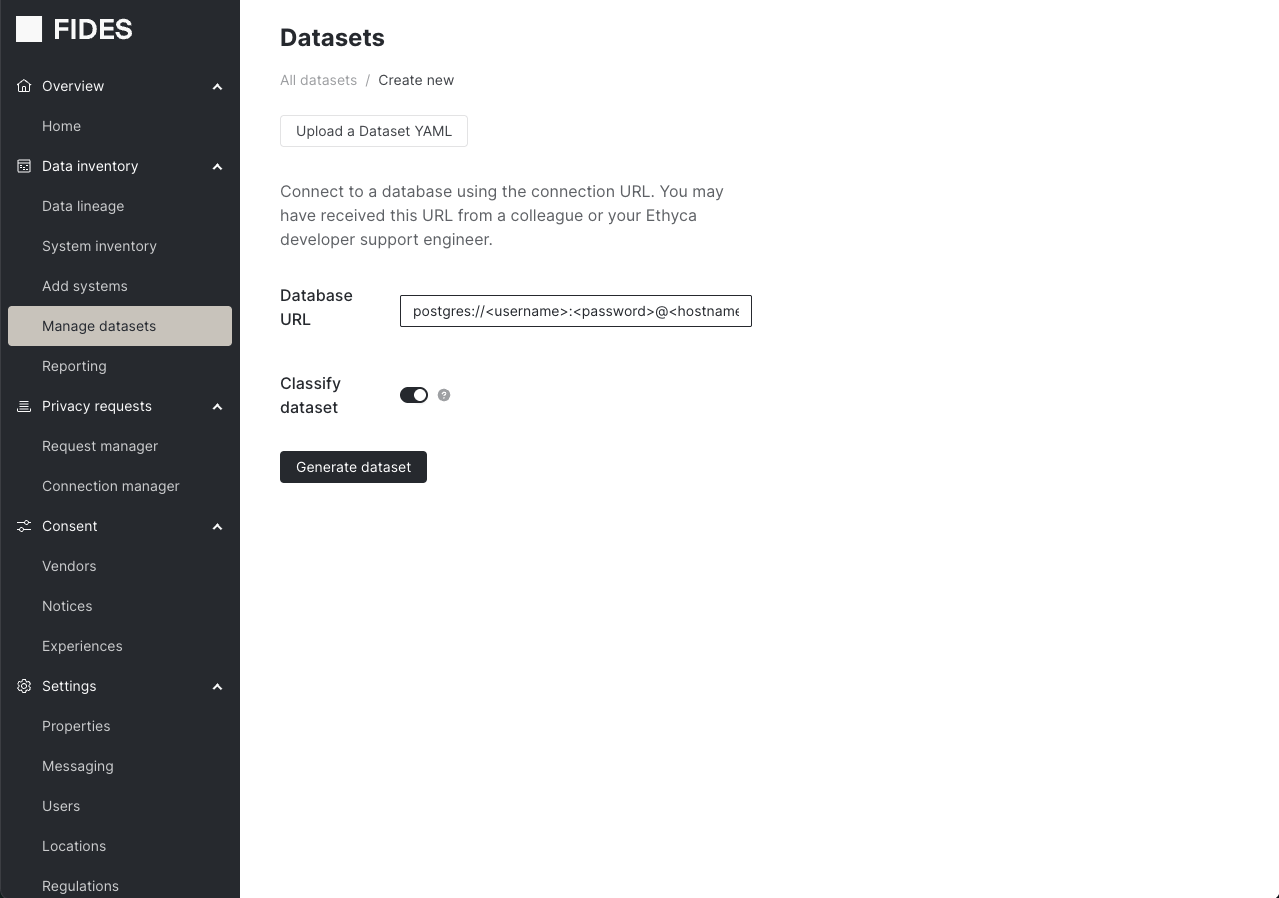 Generate a dataset