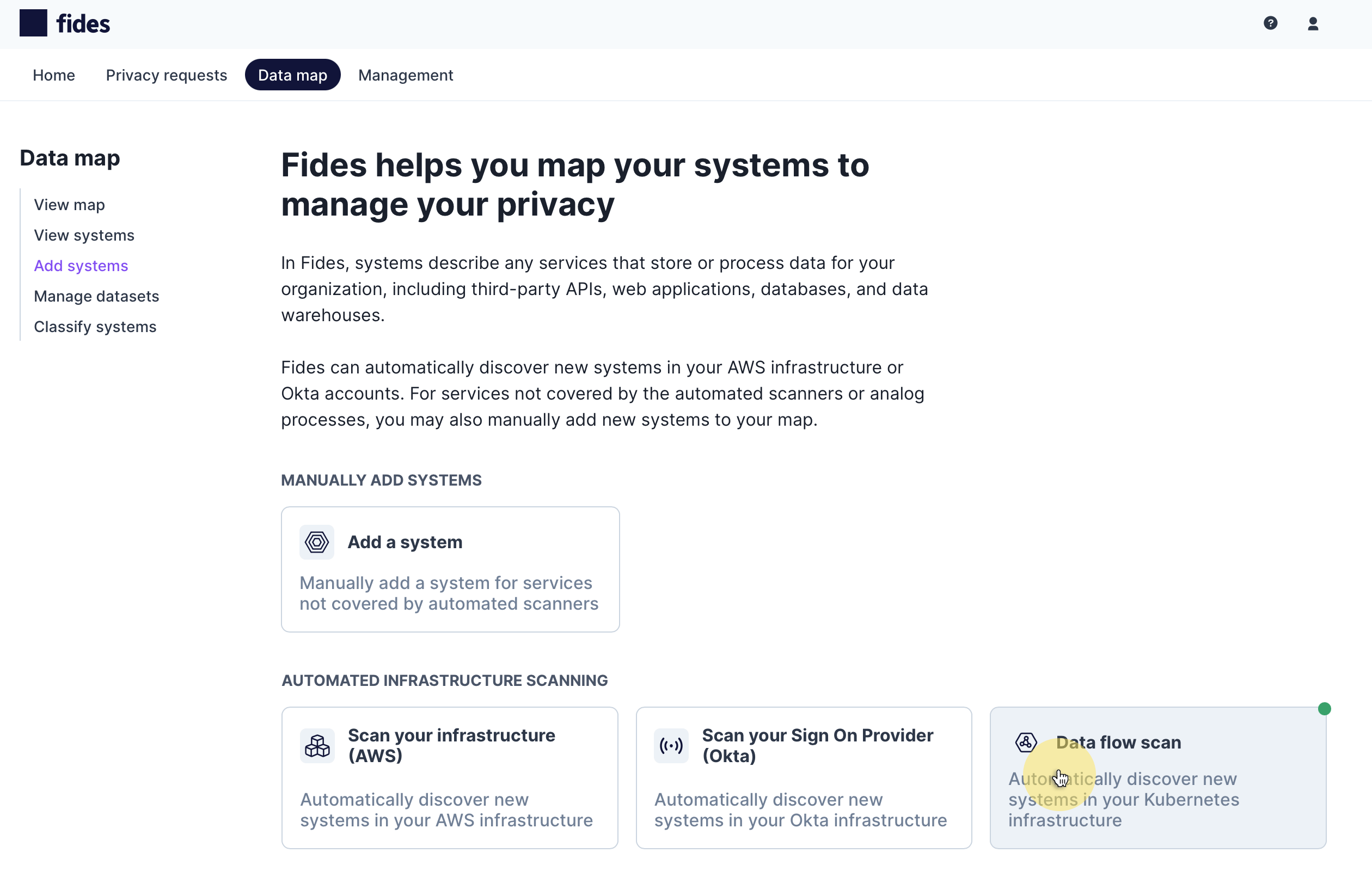 Scan your network data flows to detect systems