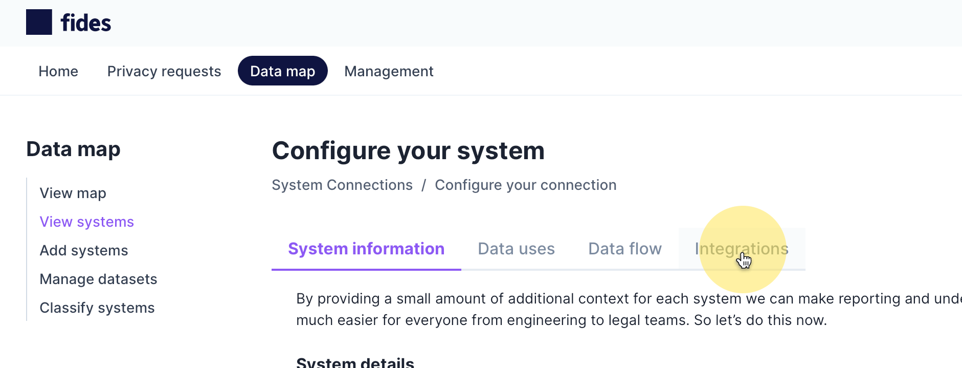 View integrations
